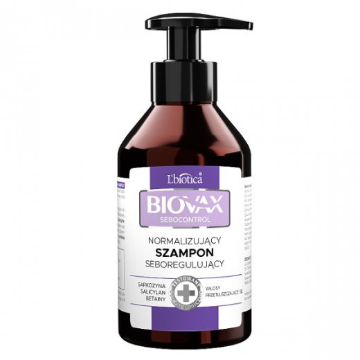 BIOVAX SEBOCONTROL Normalizujący Szampon, 200 ml