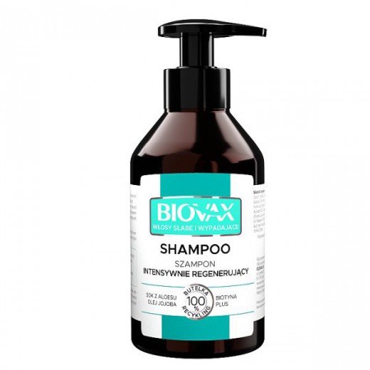 Biovax, intensywnie regeneracyjny szampon do włosów słabych i wypadających, 200 ml
