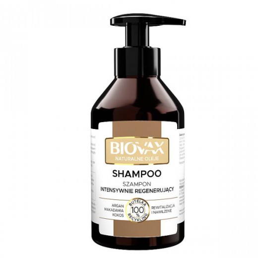 Biovax Szampon Naturalne Oleje, intensywnie regenerujący, 200 ml