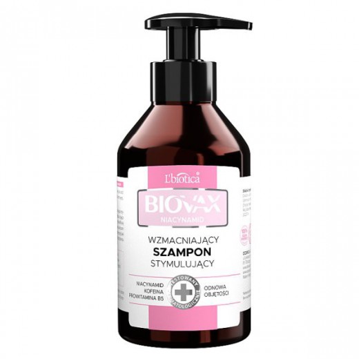 Biovax Niacynamid, wzmacniający szampon stymulujący, 200 ml