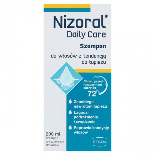 Nizoral Daily Care, szampon do włosów z tendencją do łupieżu, 200 ml