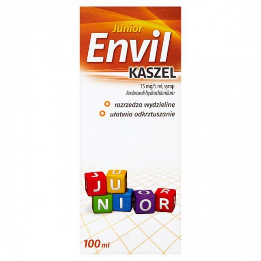 Envil Kaszel Junior 15 mg/ 5 ml, syrop, 100 ml