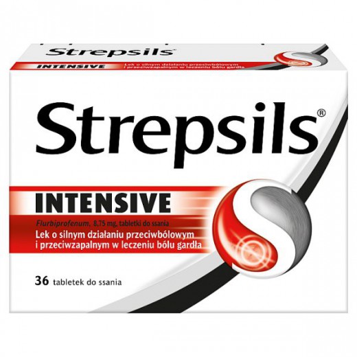 Strepsils Intensive 8,75 mg, 36 tabletek do ssania