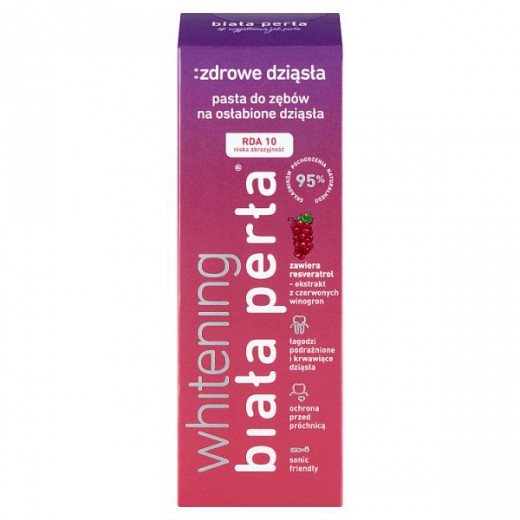 Biała Perła Whitening, specjalistyczna pasta do zębów, Zdrowe Dziąsła, 75 ml