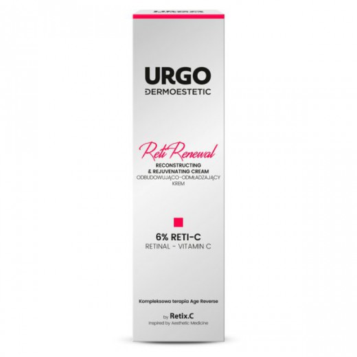 Urgo Dermoestetic Reti Renewal, krem odbudowująco-odmładzający 6% RETI-C, 45 ml
