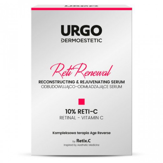 Urgo Dermoestetic Reti Renewal, serum odbudowująco-odmładzające 10% RETI-C, 30 ml