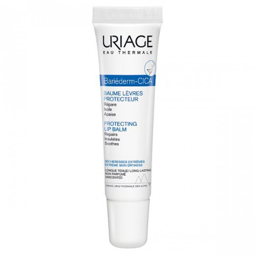 Uriage Bariederm, ochronny balsam do spierzchniętych ust, 15 ml