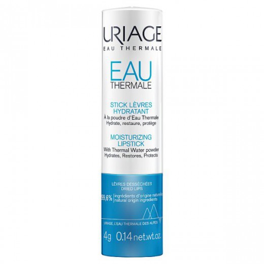 Uriage Eau Thermale, nawilżająco-odżywcza pomadka do ust, skóra odwodniona, 4 g
