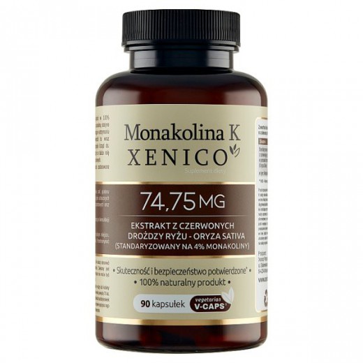 Xenico pharma, Monakolina K, 90 kapsułek