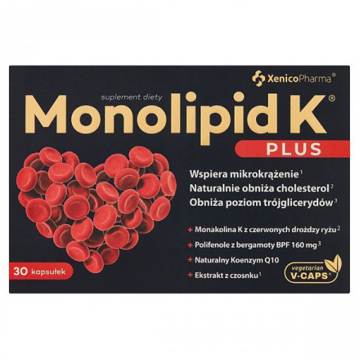 Monolipid K Plus, 30 kapsułek