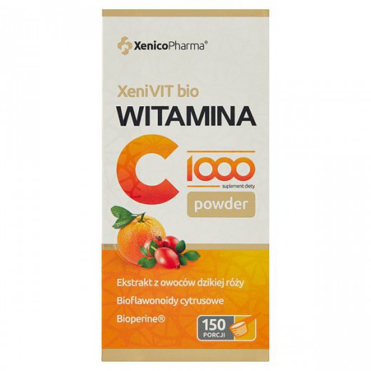 Xenivit Bio, Witamina C 1000, proszek 150 porcji