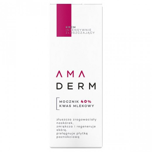 Amaderm, krem intensywnie złuszczający, mocznik 40%,  50ml