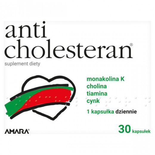 Anticholesteran, 30 kapsułek