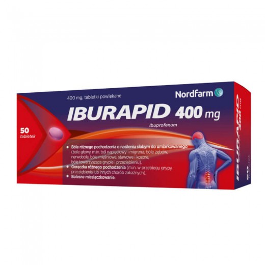 Iburapid 400mg, 50 tabletek