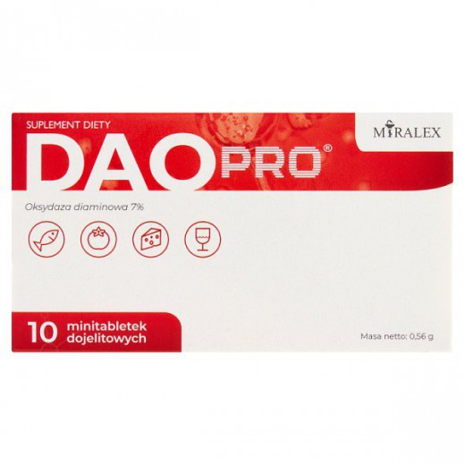 DAOPro, 10 minitabletek dojelitowych