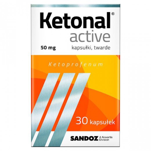 Ketonal Active 50 mg, 30 kapsułek