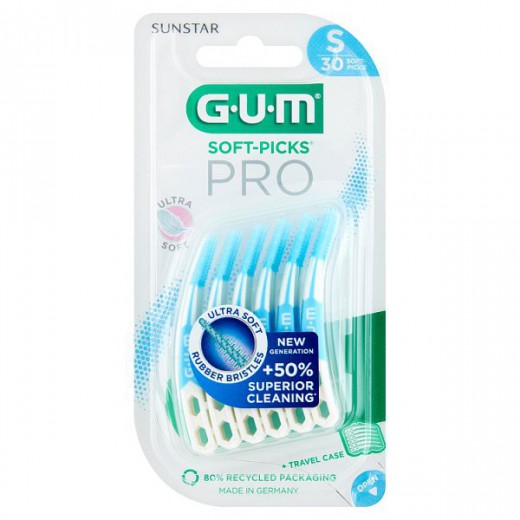 Sunstar Gum Soft-Pick Pro, gumowe szczoteczki międzyzębowe, rozmiar S, 1 opakowanie