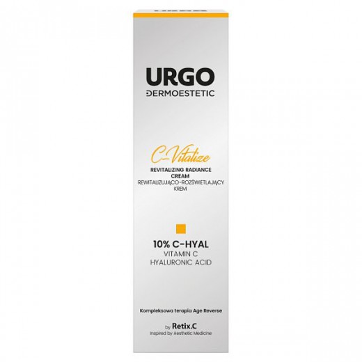 Urgo Dermoestetic C-Vitalize, rewitalizująco-rozświetlający krem do twarzy, 48 ml