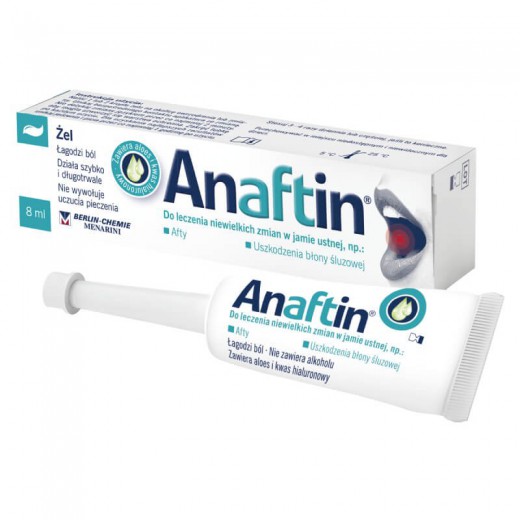 Anaftin, żel na afty, 8ml
