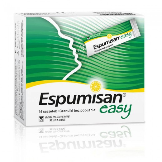 Espumisan Easy, granulki bez popijania, 125mg, 14 saszetek