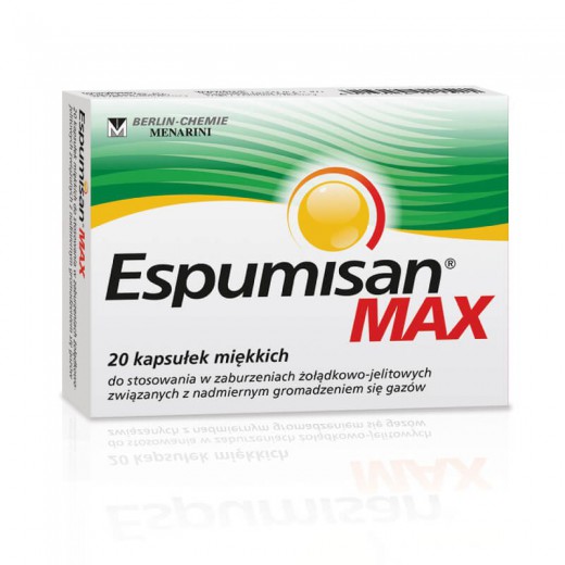 Espumisan MAX, 20 kapsułek