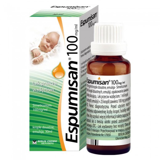 Espumisan 100 mg/ ml, krople doustne, emulsja, 30 ml