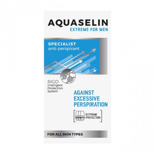 Aquaselin Extreme Men, antyperspirant roll-on, 50 ml