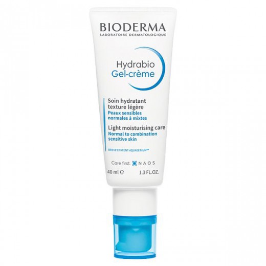 Bioderma Hydrabio Gel-Creme, wygładzający krem do twarzy o lekkiej konsystencji, 40 ml