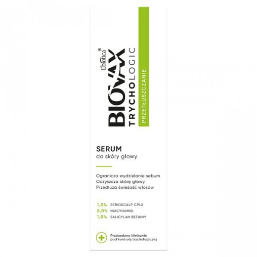 Biovax Trychologic Przetłuszczanie, serum do skóry głowy, 50 ml
