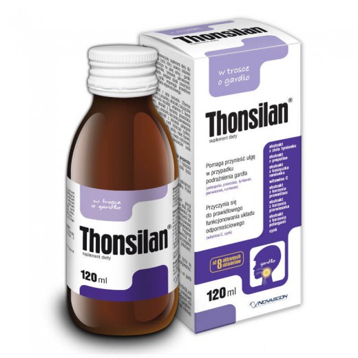 Thonsilan, syrop, dla dzieci powyżej 4 lat, 120ml