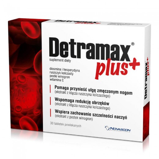 Detramax plus, tabletki powlekane, 30 szt.