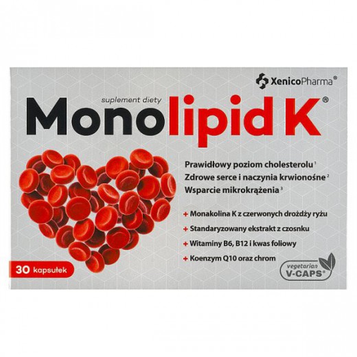 Monolipid K, 30 kapsułek wegańskich