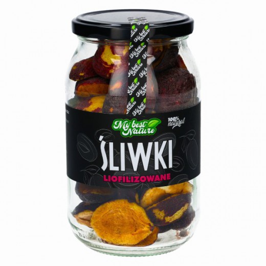 Śliwki liofilizowane, 140g