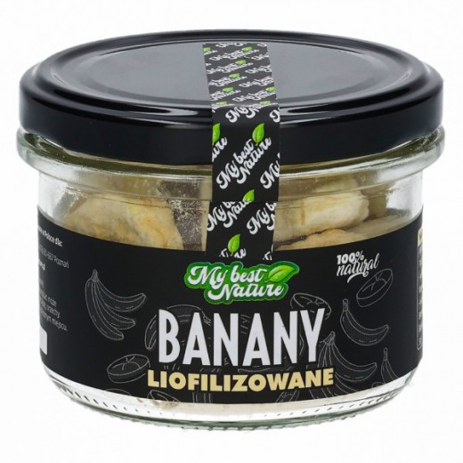 Banany liofilizowane, 50g