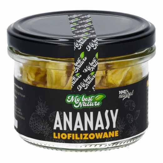 Ananasy liofilizowane, 30g