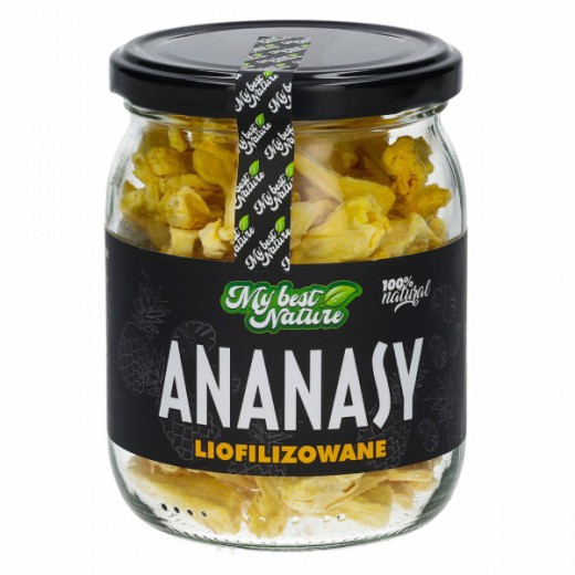Ananasy liofilizowane, 70g