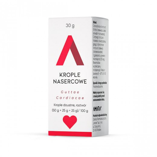 Krople nasercowe (50 g + 25 g + 25 g)/ 100 g, krople doustne, roztwór, 30 g