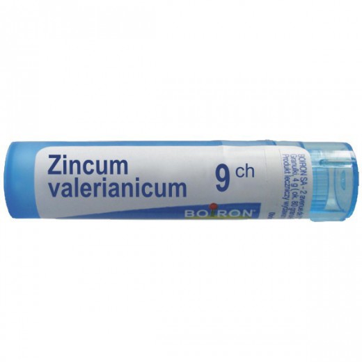 Boiron Zincum Valerianicum, 9 CH, granulki, 4 g