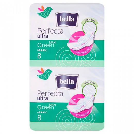 Bella Perfecta Ultra Maxi Green, Podpaski higieniczne, 16 sztuk