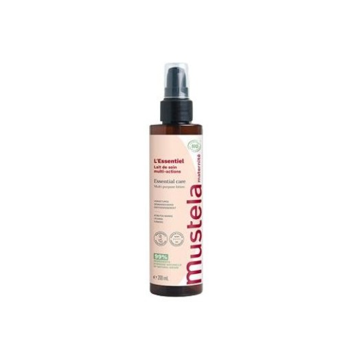 Mustela Maternite Essential Care, wielofunkcyjne mleczko do ciała, dla kobiet w ciąży i po porodzie, 200 ml