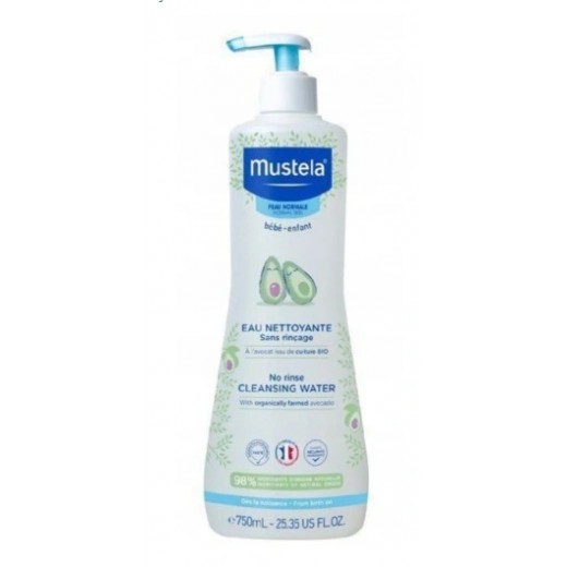 Mustela Bebe Enfant, woda oczyszczająca bez spłukiwania, od urodzenia, 750 ml