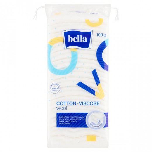Bella Cotton, wata opatrunkowa bawełniano-wiskozowa, 100 g