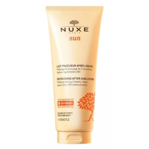Nuxe Sun, orzeźwiający balsam po opalaniu do pielęgnacji twarzy i ciała, 200 ml