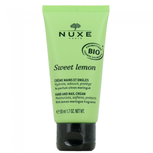 NUXE Sweet Lemon, Krem do rąk i paznokci, 50 ml