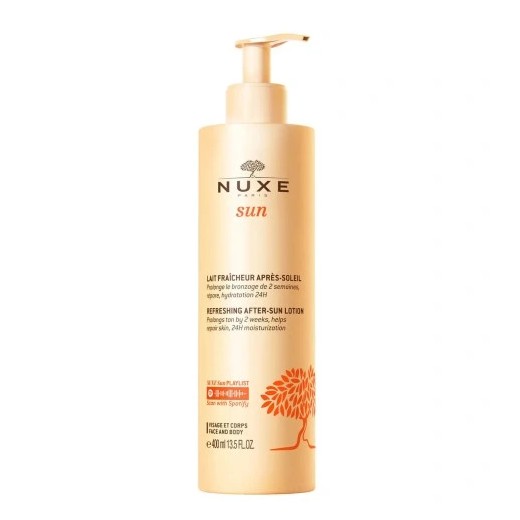 Nuxe Sun, orzeźwiający balsam po opalaniu do pielęgnacji twarzy i ciała, 400 ml