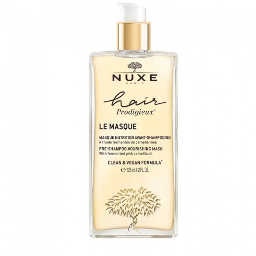 NUXE Hair Prodigieux Prewash, maska odżywcza przed szamponem, 125 ml