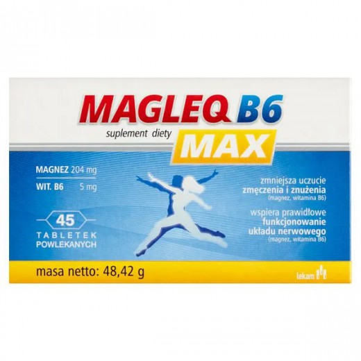 Magleq B6 Max, 45 tabletek