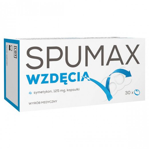 Spumax wzdęcia, 30 kapsułek