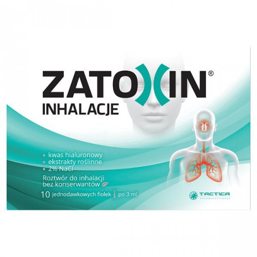 Zatoxin Inhalacje, roztwór do inhalacji, 10 fiolek x 3ml