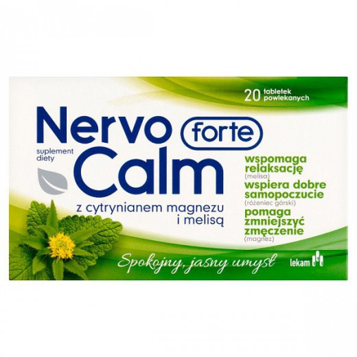 NervoCalm Forte, 20 tabletek powlekanych